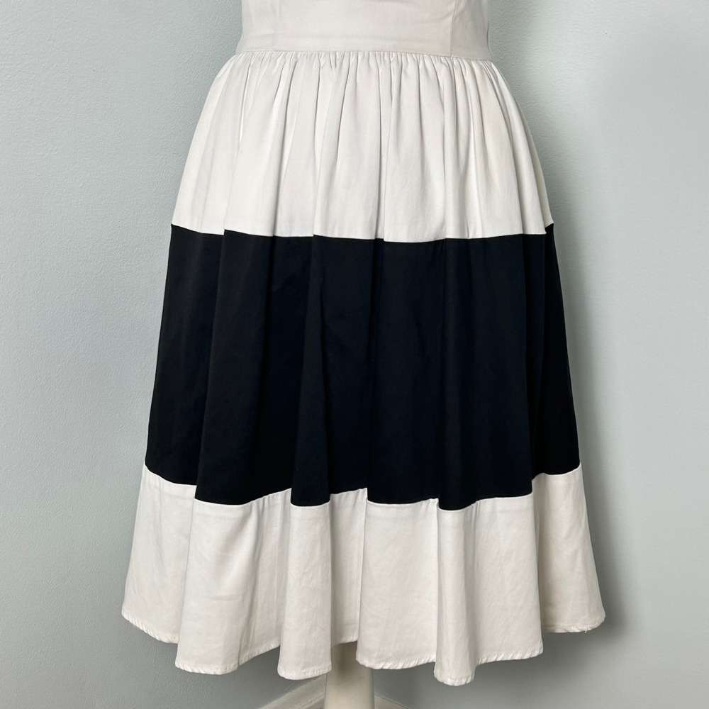 Pinup Couture Amanda Black and White Midi Dress - Picture 7 of 8